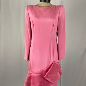 Pink Long Sleeve Dress